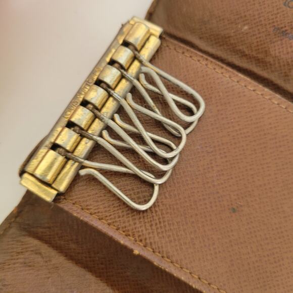 Authentic Louis Vuitton Monogram Multicles 6 Key Hooks Case Brown Small 2002 - Picture 5 of 11